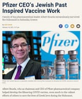 Bourla, Pfizer, Holocaust, covid jab, depopulation, revenge on the goyim