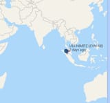 Whereis USS Nimitz 