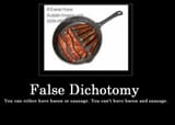 false dictomy
