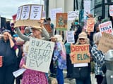 Tesla-protest-Fourth-Street-Berkeley-3-22-2025