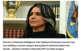 Tulsi Gabbard no Iranian nukes