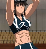 anime girl fit girl rock climber abs maga