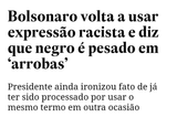Bolsonaro racista 2