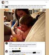 kid learns about circumcision