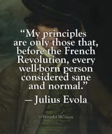 julius evola hating the french revolution