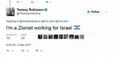 Tommy Robinson - Im a Zionist working for Israel - May 2017