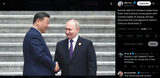 Kremlin aide Yuri Ushakov stated that Putin held a phone conversation with Chinese leader Xi Jinping; the two discussed Iran 19-06-2025 September 2