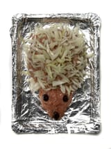 A Mettigel mett in the shape of a hedgehog german cuisine
