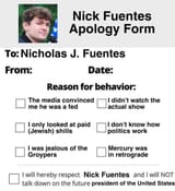 apologize to Nick