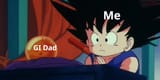Goku talking to his Grandfather
