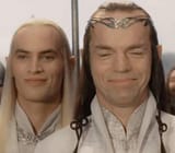 Elrond trying not to laugh