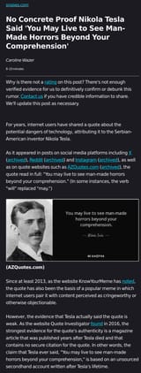Screenshot 2025-06-20 at 07-04-30 No Concrete Proof Nikola Tesla Said &#039;You May Live to See Man-Made Horrors Beyond Your Comprehension&#039; Snopes.com