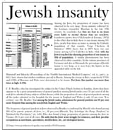 jewish insanity