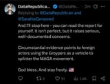 Groypers are foreign actors 