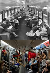 trains and subways then vs now