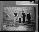 Hermann Göring and Adolf Hitler watching model trains at Carinhall