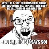 Christcucks full of hate against exotic sex freedom LGBT+