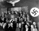 German refugees in Bariloche, Argentina. 3 months after the end of WW2 in Europe.
