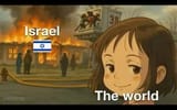 israel burns the world