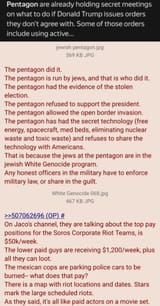 jewish pentagon &amp; riots