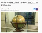 hitler globe