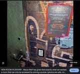 Resolve the puzzle to enter the secret room