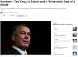 Cruz is satan
