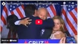Cruz elbows his wife in the face