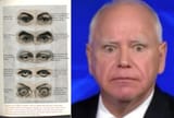 Sanpaku Eyes Tim Walz
