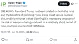 Trump wants to bomb them