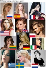 asian girls are pretty compared to europeans
