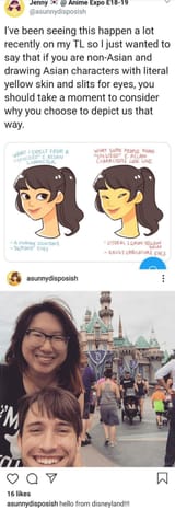 racist asian caricature slanty eyes