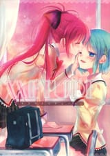yande.re 333910 miki_sayaka mizukaga_shou puella_magi_madoka_magica sakura_kyouko seifuku yuri