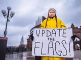 Greta silent protest