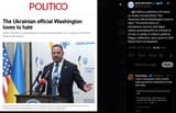 Politico publishes a hit piece on Andriy Yermak titled &#039;The Ukrainian official Washington loves to hate.&#039; The article leans on anonymous sources and vague claims 20-06-2025