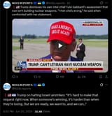 Trump dismisses his own intel chief Tulsi Gabbard’s assessment that Iran isn’t building nuclear weapons 20-06-2025 Trump on halting Israeli airstrikes HD