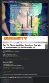 gay indoctrination
