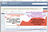 Outright MBS held in Fed SOMA