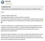 natural circumcision
