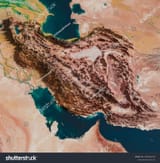 stock-photo-iran-d-render-topographic-map-2358502279