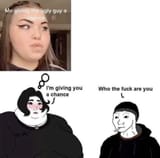 fat girl giving ugly guy a chance