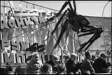 Zionism is the weapon of the imperialism”. May Day demonstration. Photo by Vladimir Sychev, USSR, 1970s