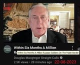 Colonel Douglas MacGregor within six months a million Russian soldiers on the Polish border