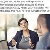aids nigger is trying to infect us hit the deck