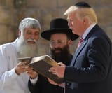 trump with rabbi