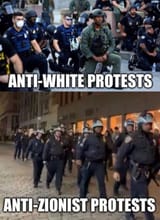 White vs Jew police