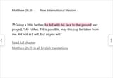 Screenshot 2025-06-22 at 12-12-43 Matthew 26 39 NIV - Going a little farther he fell with - Bible Gateway