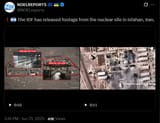 The IDF has released footage from the nuclear site in Isfahan, Iran. 21-06-2025