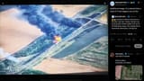 Additional image. It is claimed that a total of 11 fuel wagons are on fire. 21-06-2025 Ukraine’s military intel struck a Russian fuel train.