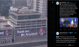 The spokesperson for Iran’s &#039;True Promise 3&#039; operation, Col. Tajik, 22-06-2025 &#039;Thank you very much, Mr. President.” A large banner in Tel Aviv today&#039;